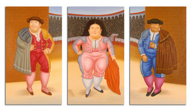 Vendita falso d'autore Toreri trilogia di Fernando Botero